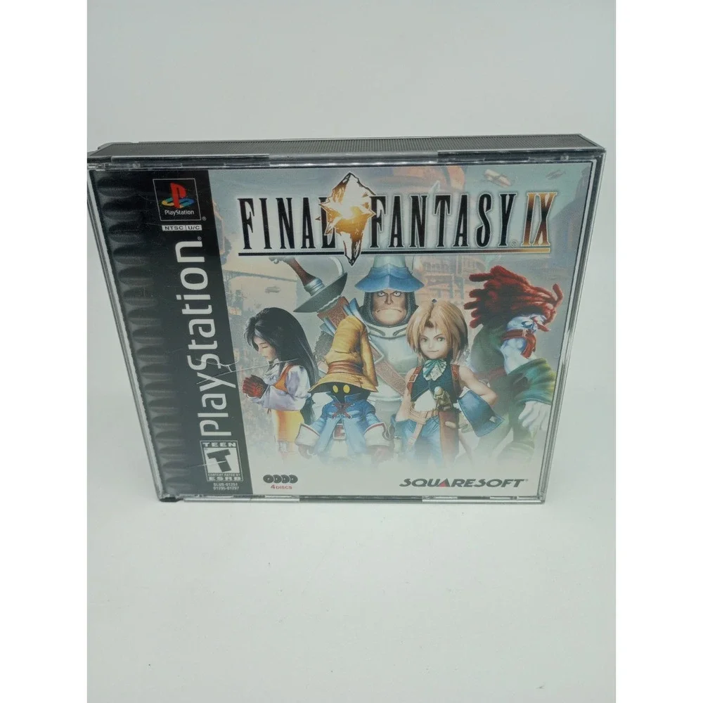 Final Fantasy 7, 8, 9, 10 & 11 Online PS1 PS2 All Black Label Great Condition